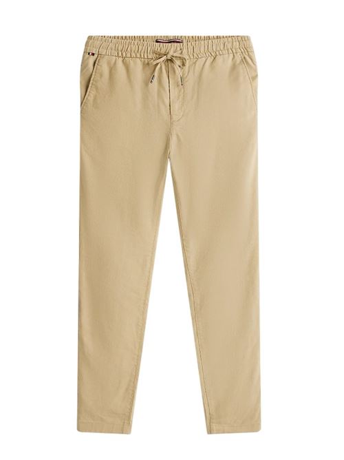 Pantaloni Harlem relaxed fit affusolati in misto lino Tommy Hilfiger | MW0MW38801RBT.RBT